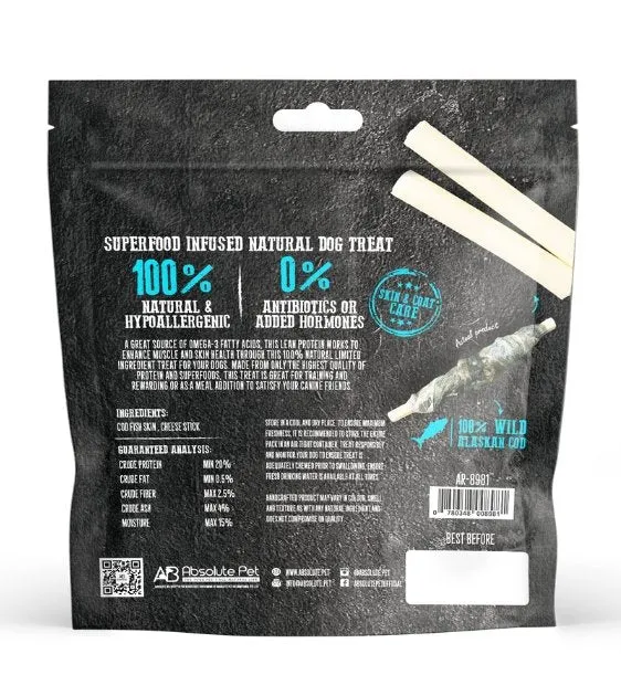 Absolute Holistic Roast In The Bag (Cod & Cheese) Natural Dog Treats