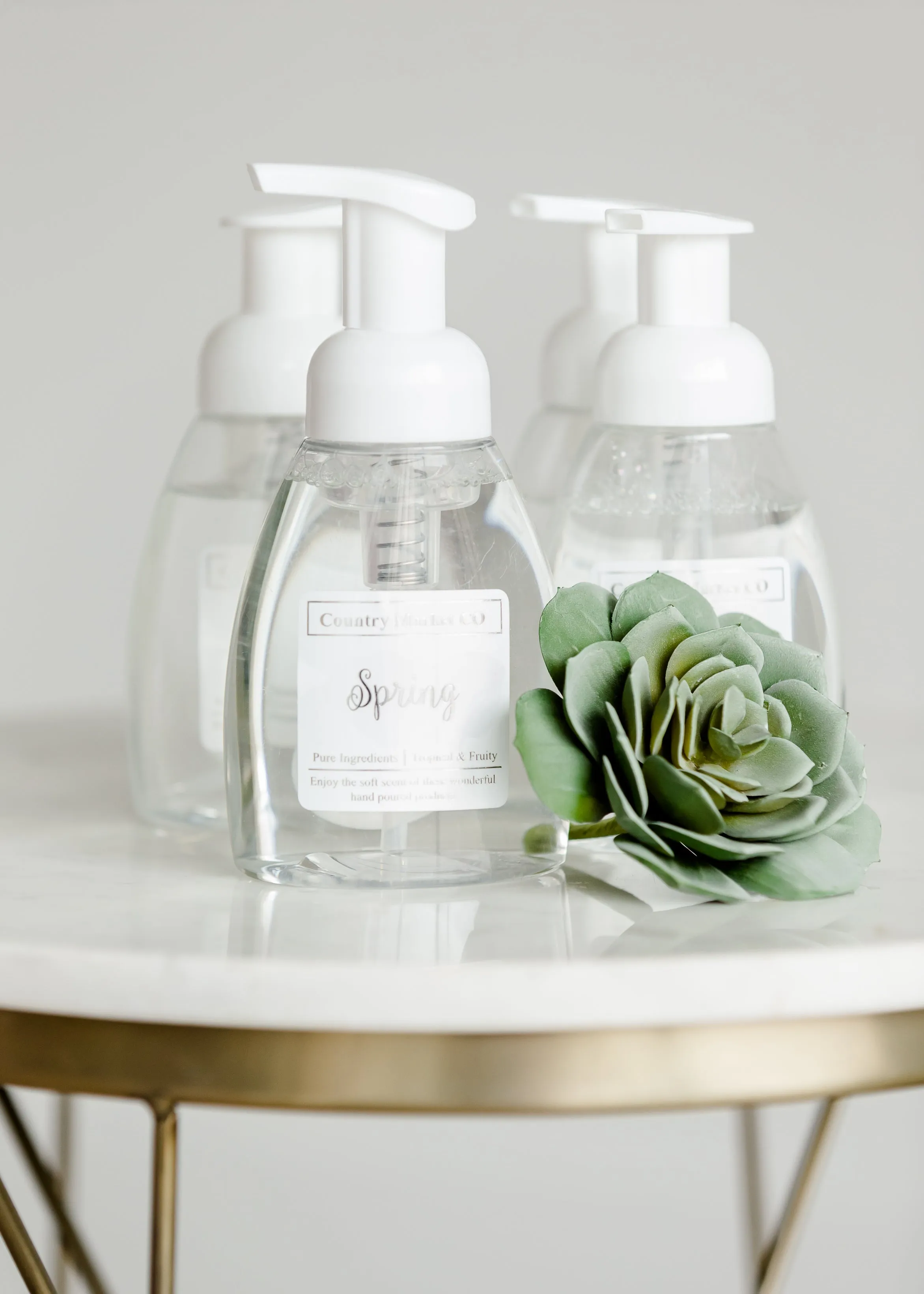 All Natural Foaming Spring Hand Soap