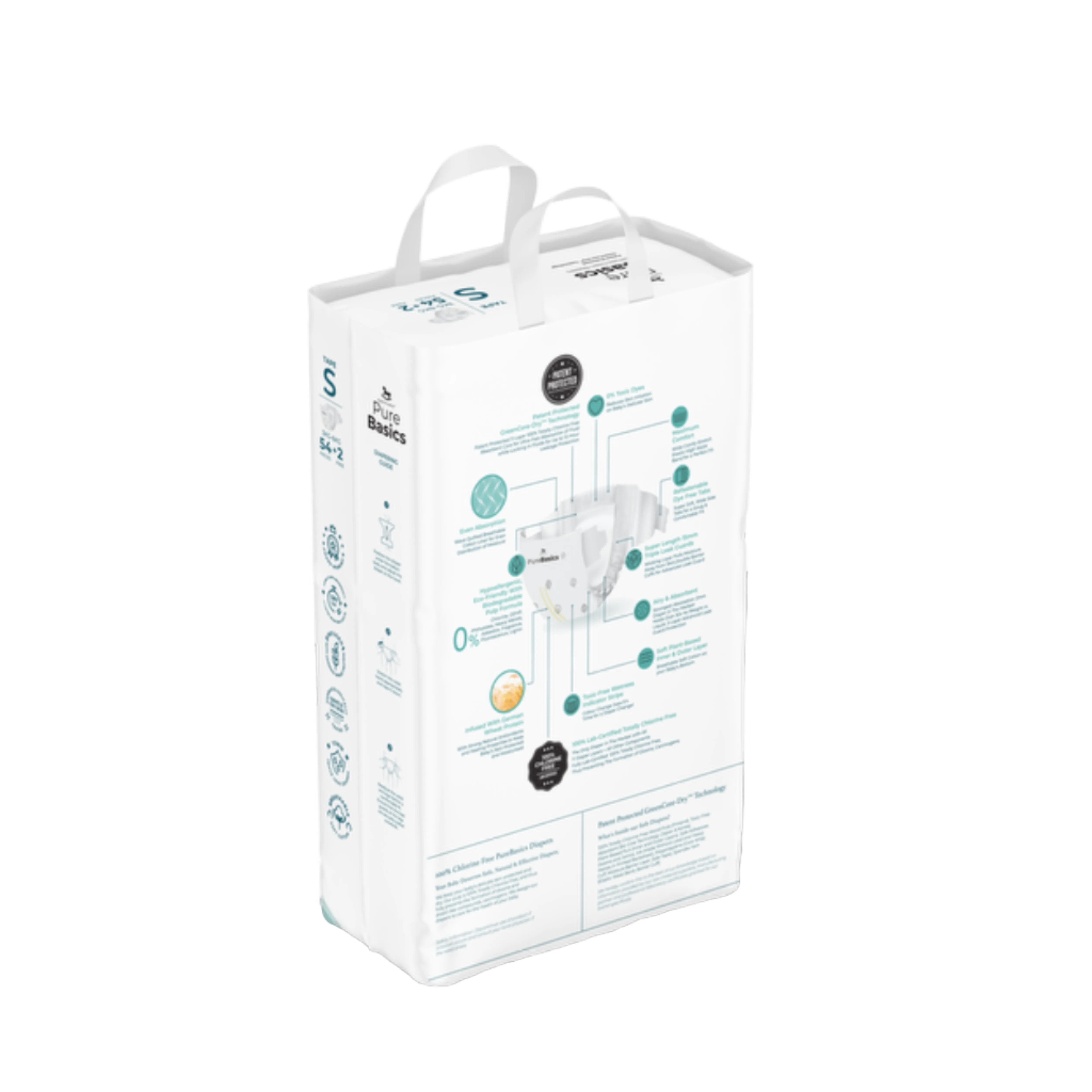 Applecrumby Purebasics Tape Diaper S54 2