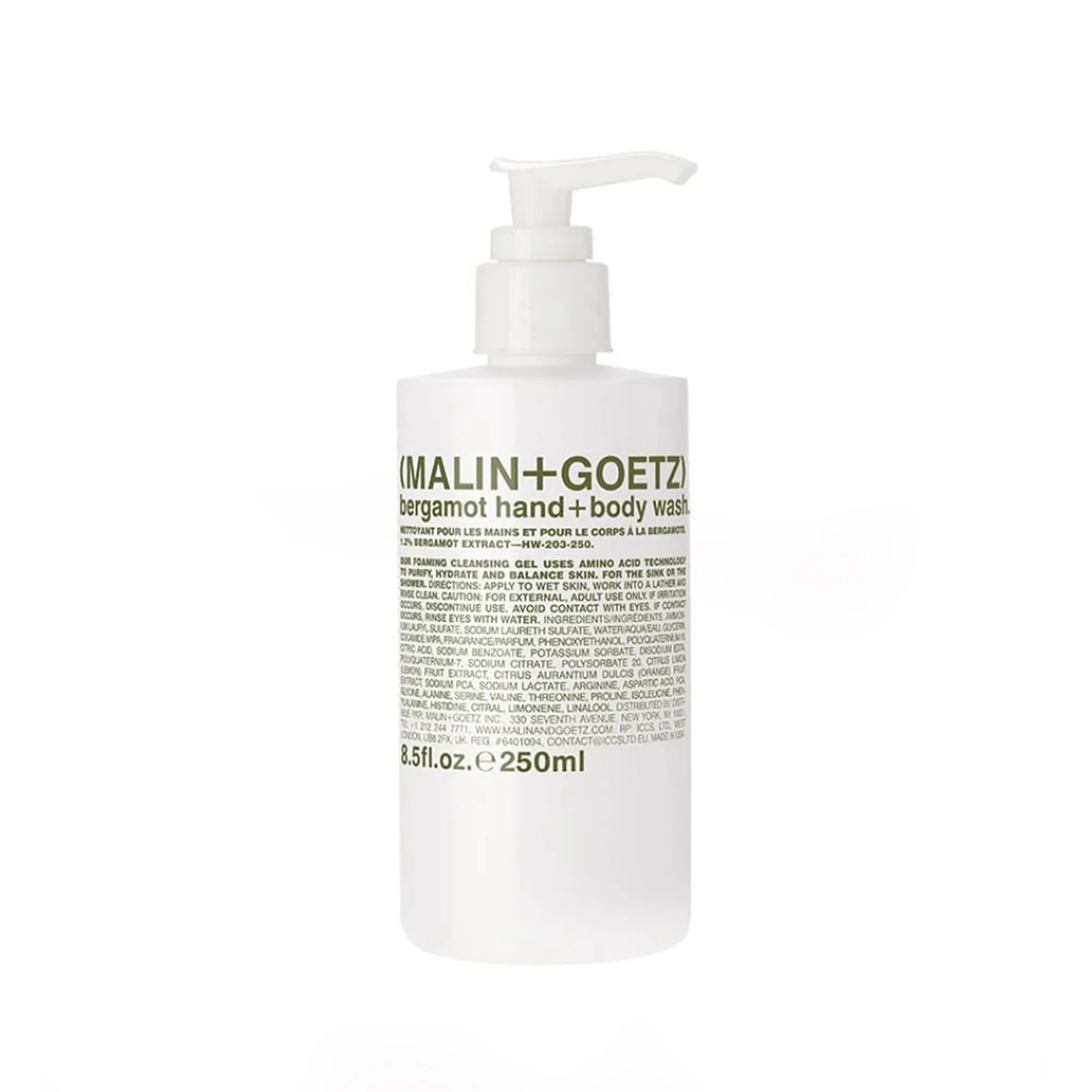 Bergamot Hand & Body Wash | Foaming Gel | by Malin Goetz
