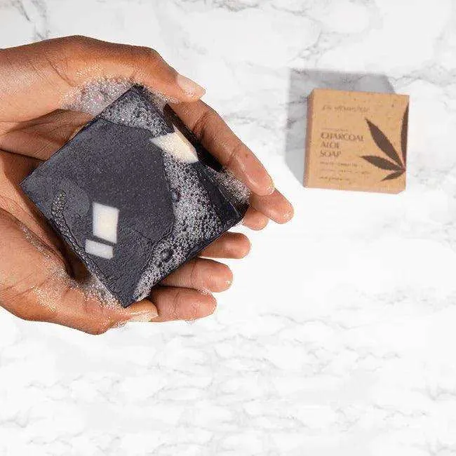 Dr. Hempster Acne Deep Clean Hemp & Charcoal Aloe Bar Soap