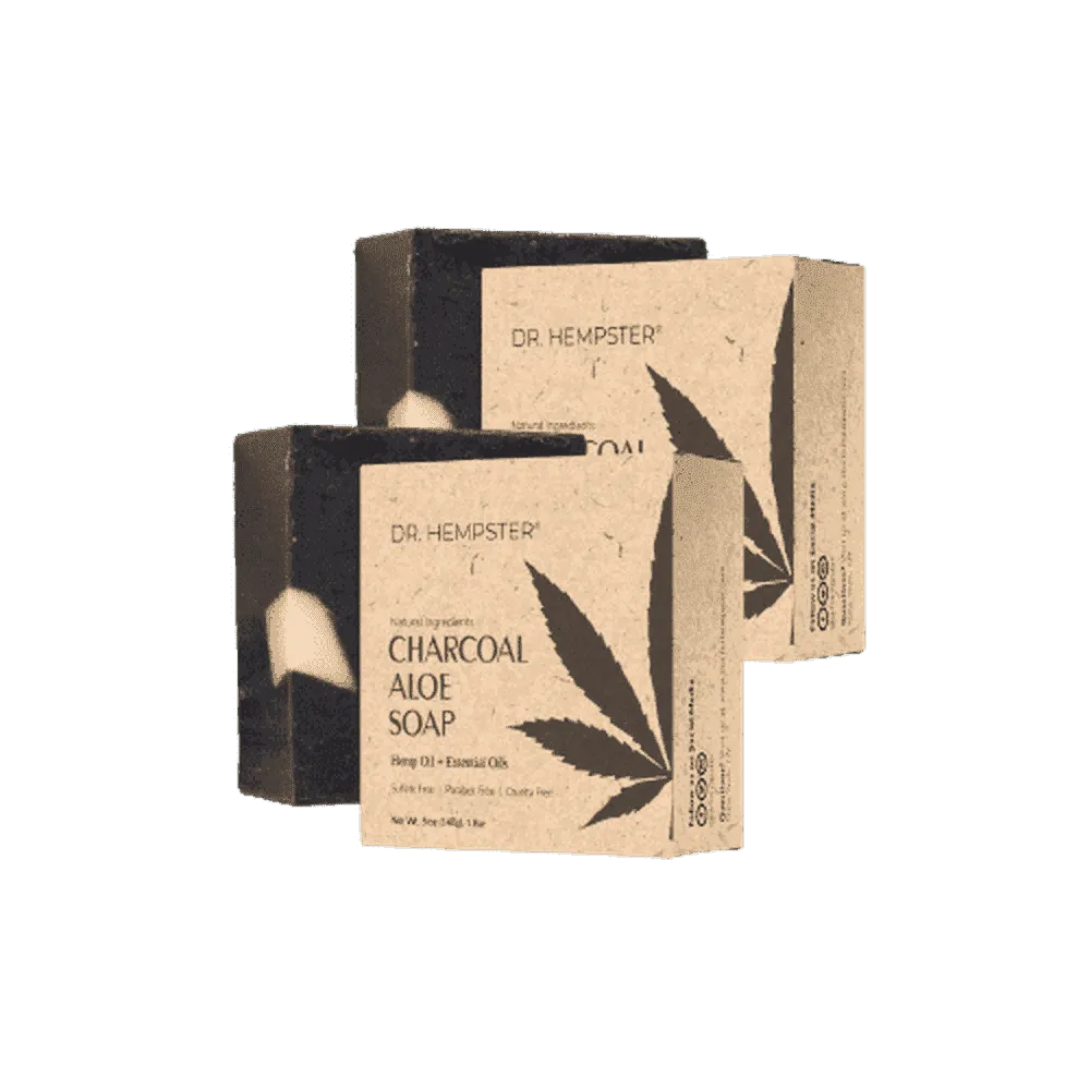 Dr. Hempster Acne Deep Clean Hemp & Charcoal Aloe Bar Soap