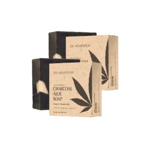 Dr. Hempster Acne Deep Clean Hemp & Charcoal Aloe Bar Soap