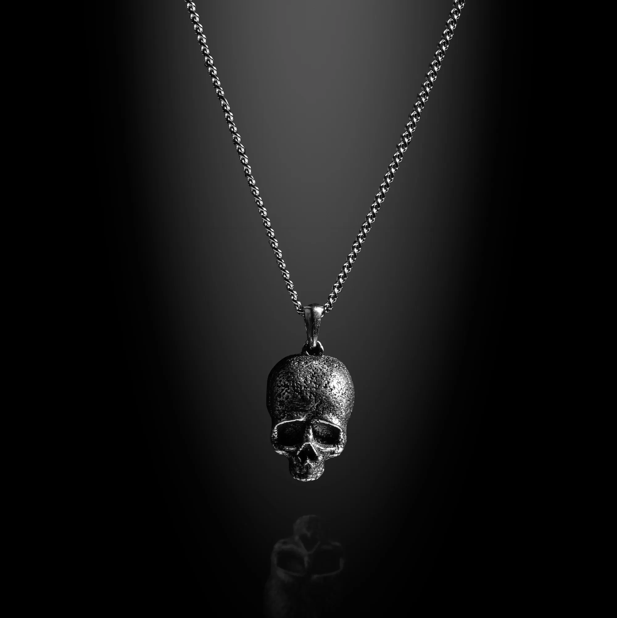Memento Mori Pendant - Sterling Silver