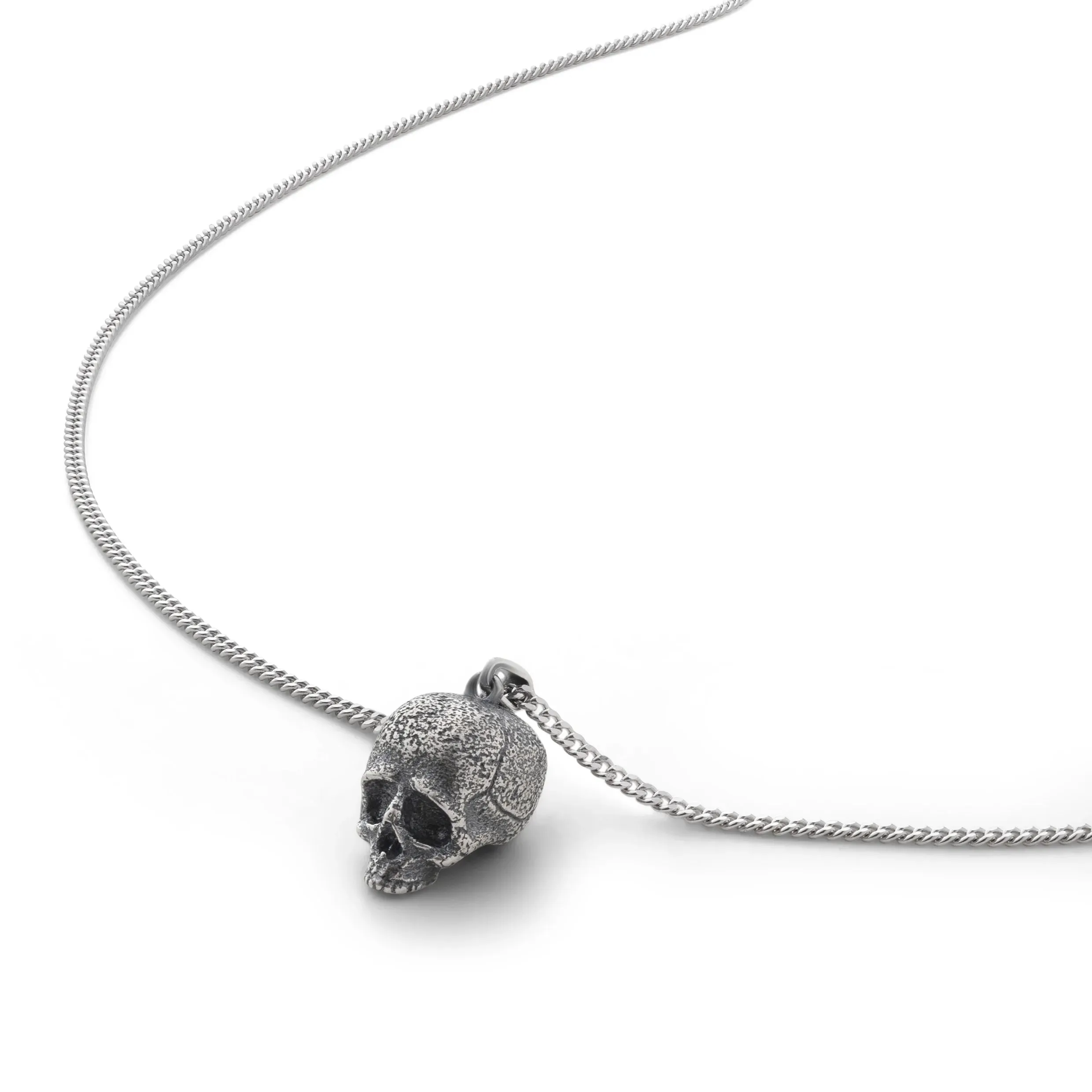 Memento Mori Pendant - Sterling Silver