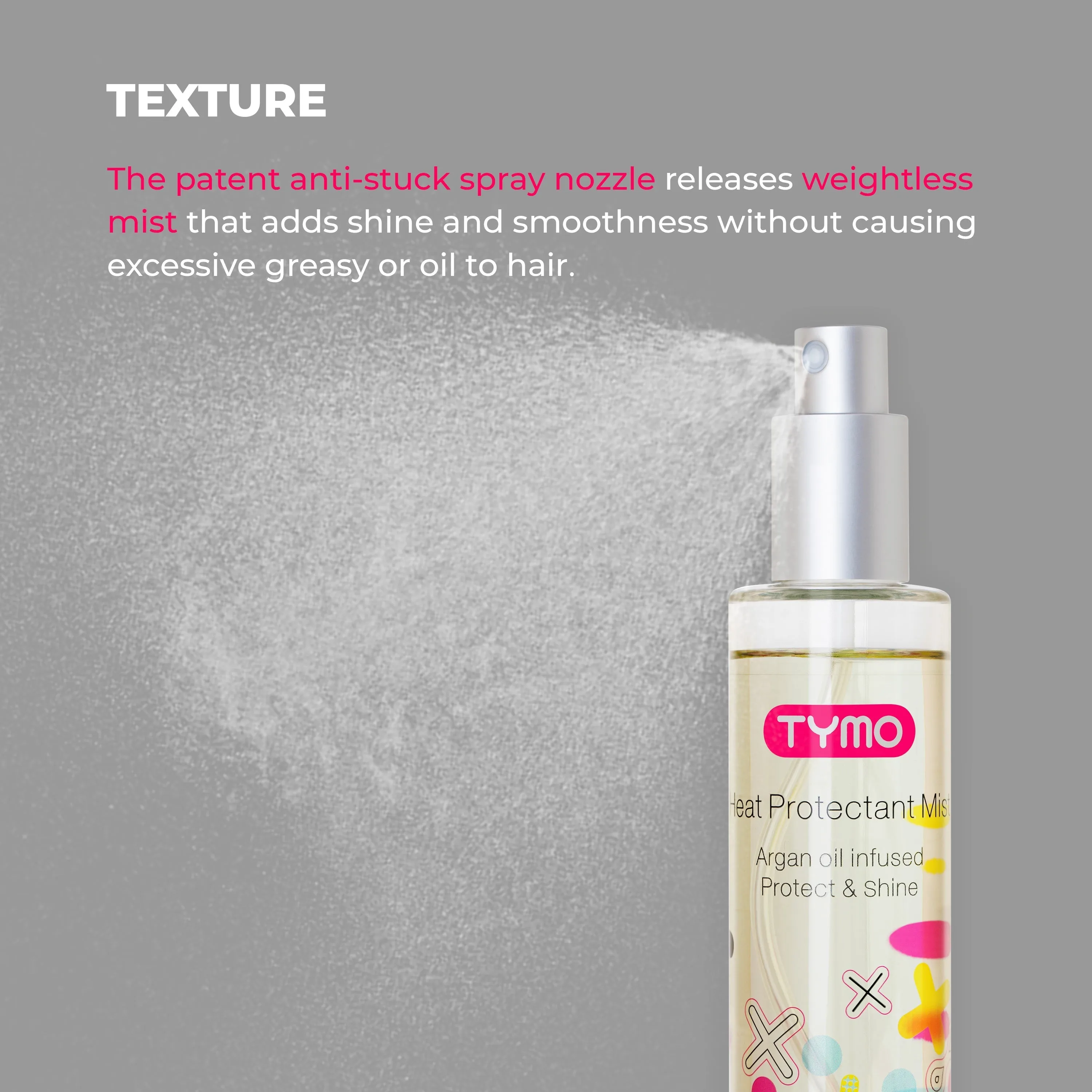 TYMO Heat Protectant Spray (U.S. Only) Pack of 3