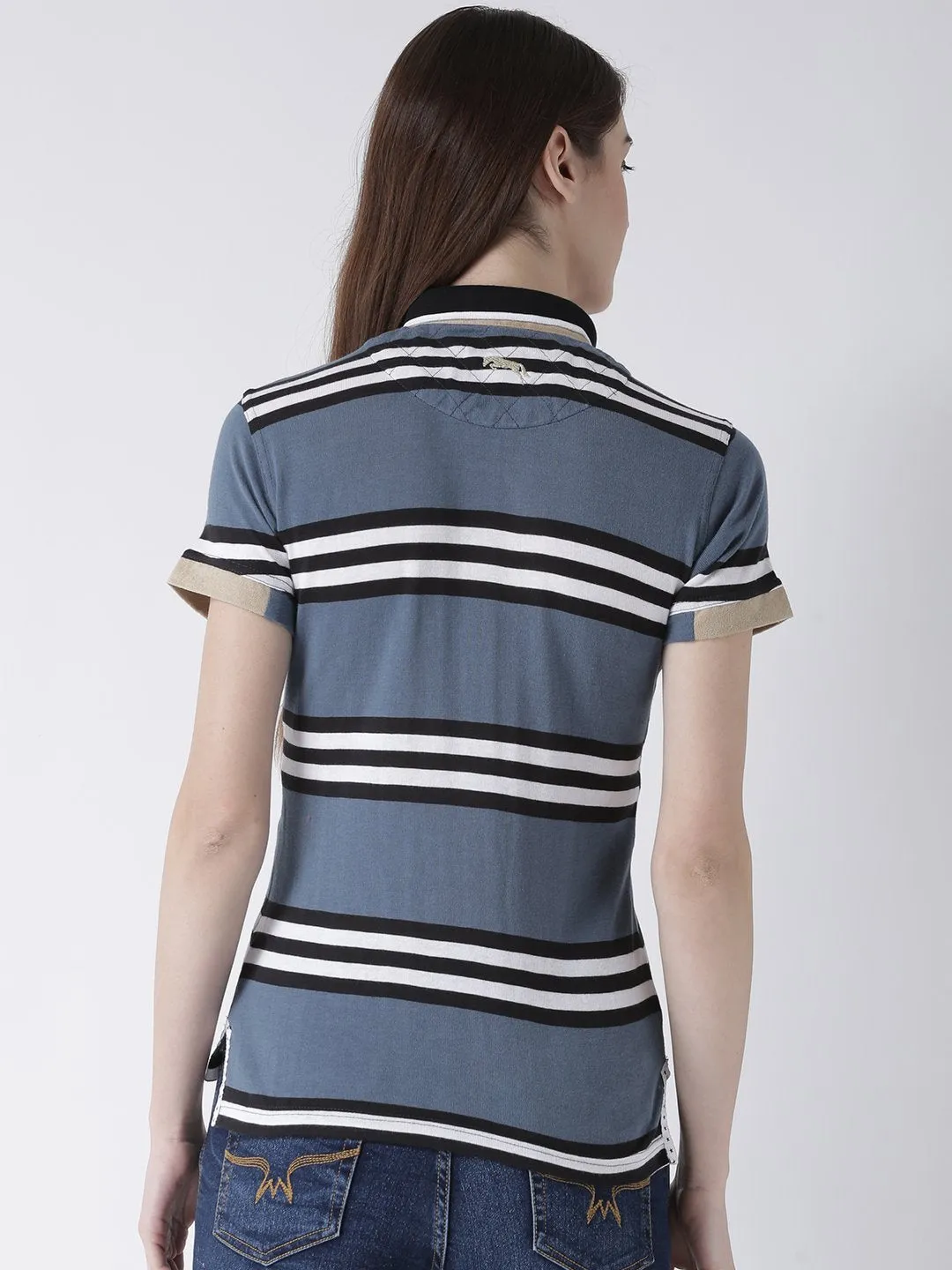 Women Cotton Short Sleeves Polo T-Shirt