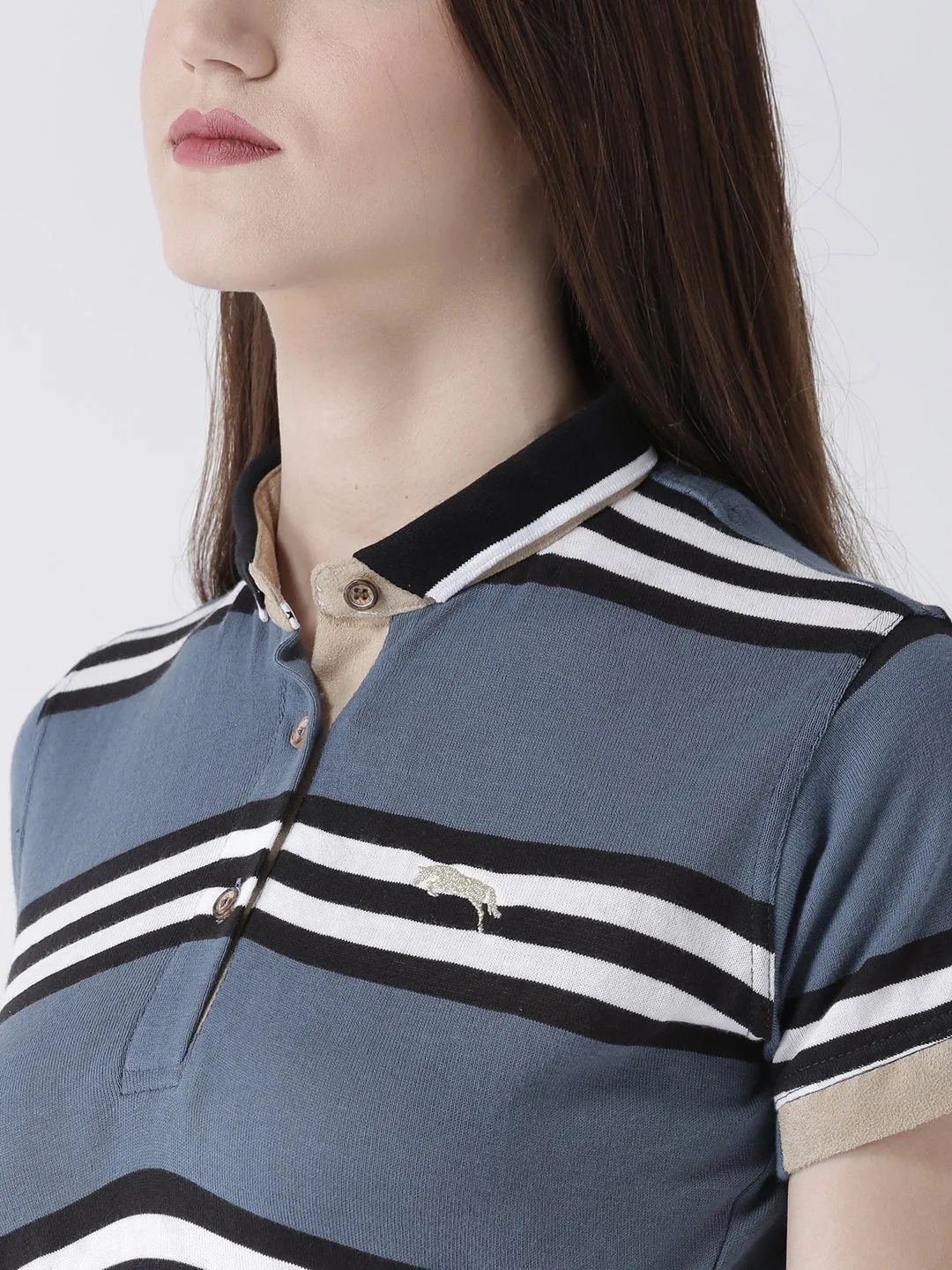 Women Cotton Short Sleeves Polo T-Shirt
