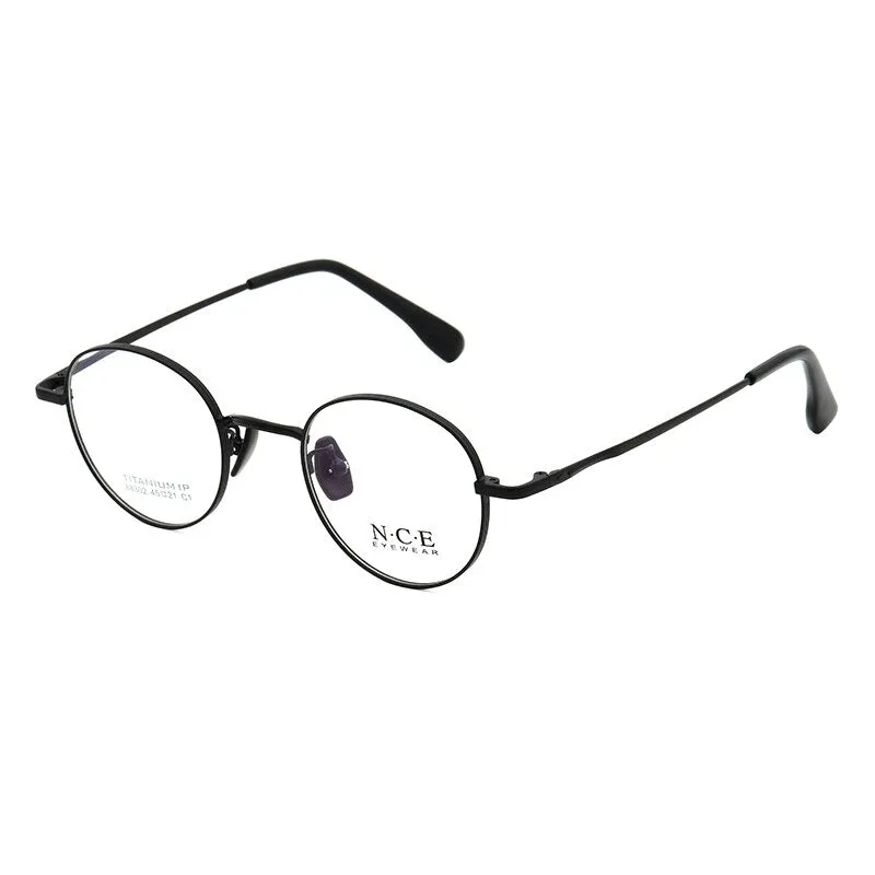 Zirosat Unisex Eyeglasses Frame Pure Titanium 88302